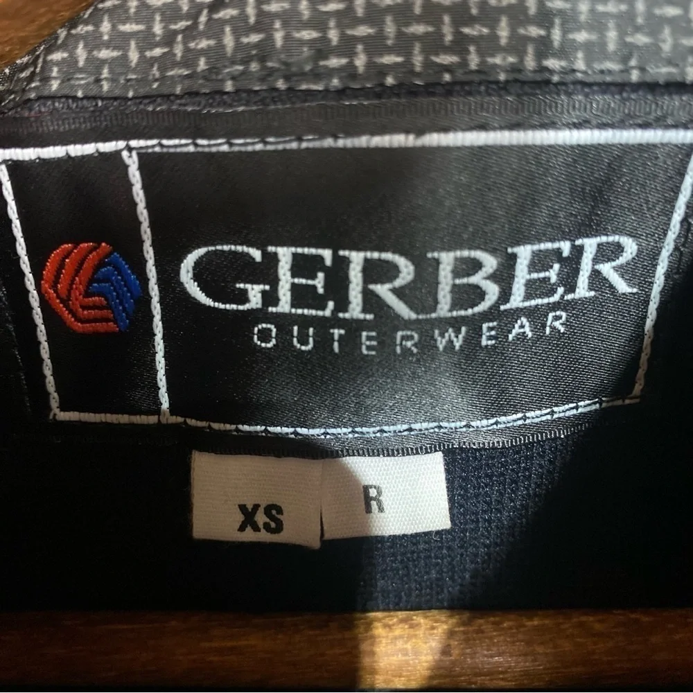 Gerber reflective water resistant cycling jacket black gray men’s xs regular - Picture 7 of 9